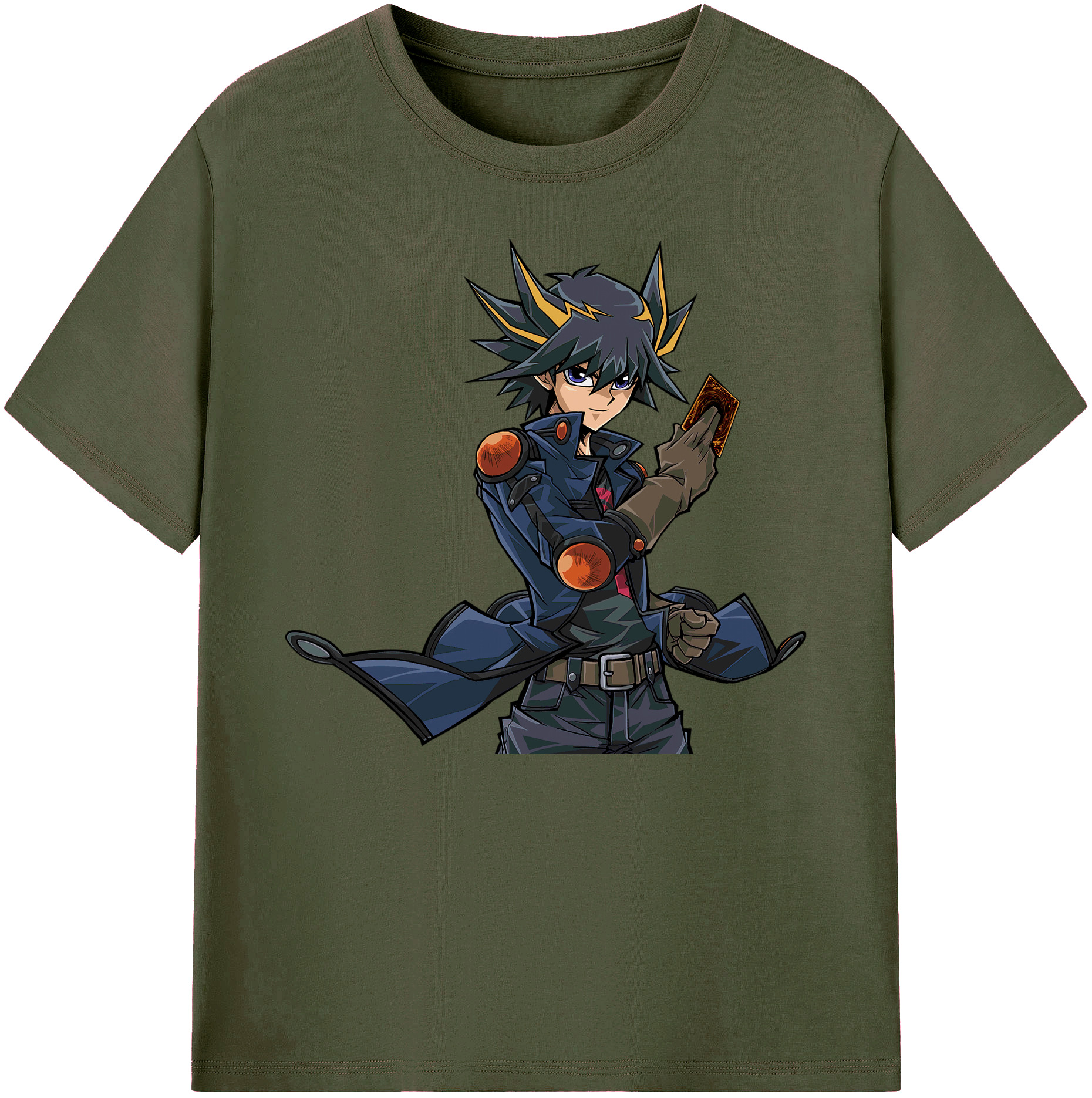 （画像用） 遊☆戯☆王 Yu-Gi-Oh! 綿100％ メンズ半袖Tシャツ｜肌触りやわらか＆通気性
